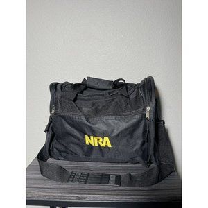 National Rifle Association (NRA) Black Duffel 14”×10”×9” Range Carry On Bag